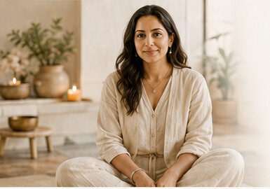 Jasmine Bal, founder and host of Sakoon Wellness